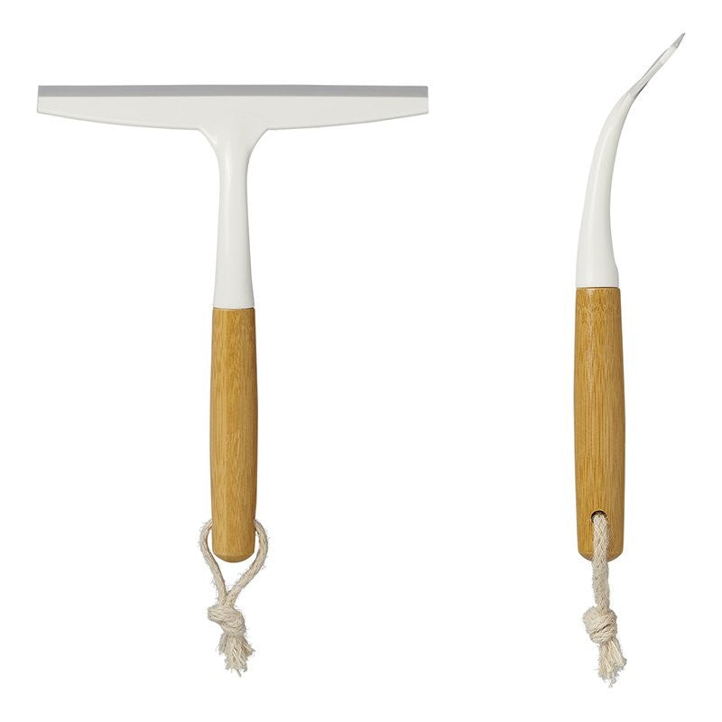 Brosse à vaisselle silicone 30,5 cm Ø6 cm bambou