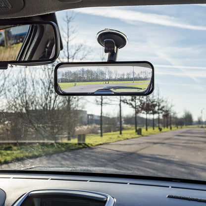 Rétroviseur panoramique à ventouse avec bras flexible de 4 cm