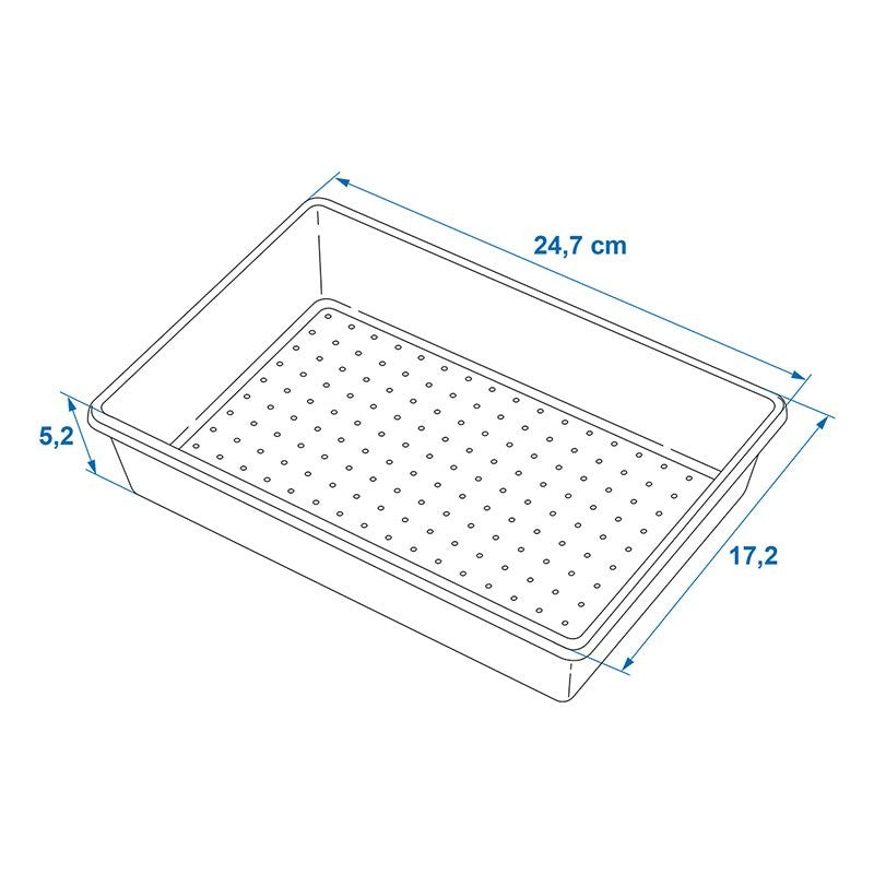 Range couverts 40,5 x 32,5 x 4,5 cm