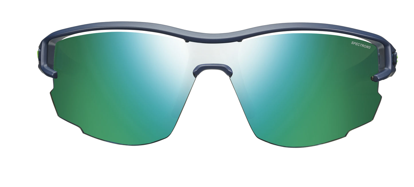 Lunette de soleil Julbo Aero | Dark Blue / Blue / Green | Spectron 3Cf