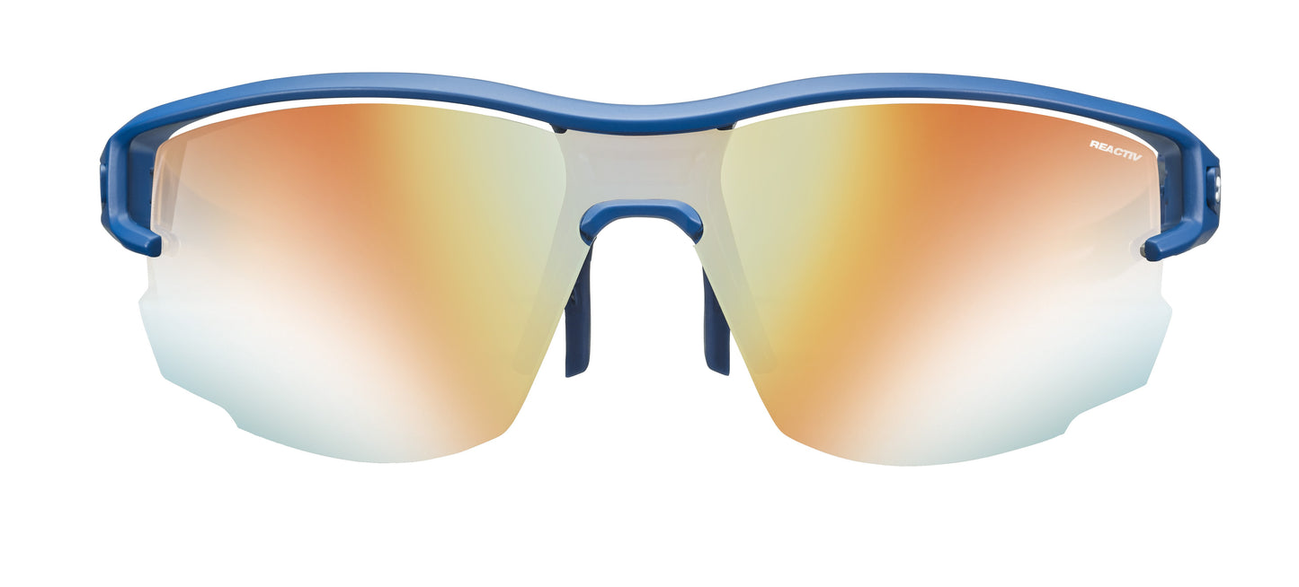 Lunette de soleil Julbo Aero | Blue / Blue / White | Reactiv Performance 1-3 Laf