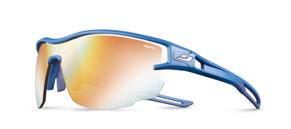 Lunette de soleil Julbo Aero | Blue / Blue / White | Reactiv Performance 1-3 Laf