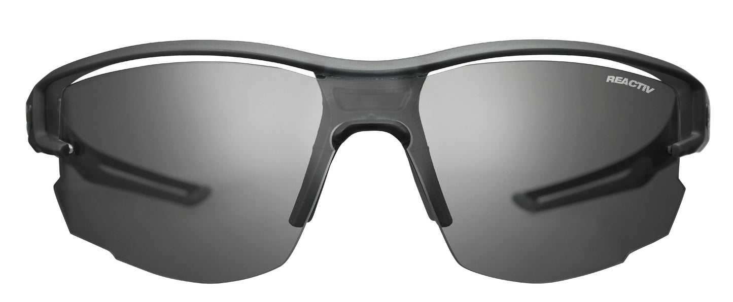 Lunette de soleil Julbo Aero | Translucide Black / Army | Reactiv Performance 0-3