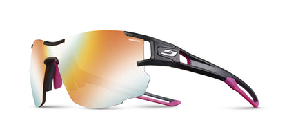 Lunette de soleil Julbo Aerolite | Black / Pink | Reactiv Performance 1-3 Laf