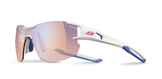 Lunette de soleil Julbo Aerolite | White/ Blue-Grey | Reactiv Performance 1-3 Hc