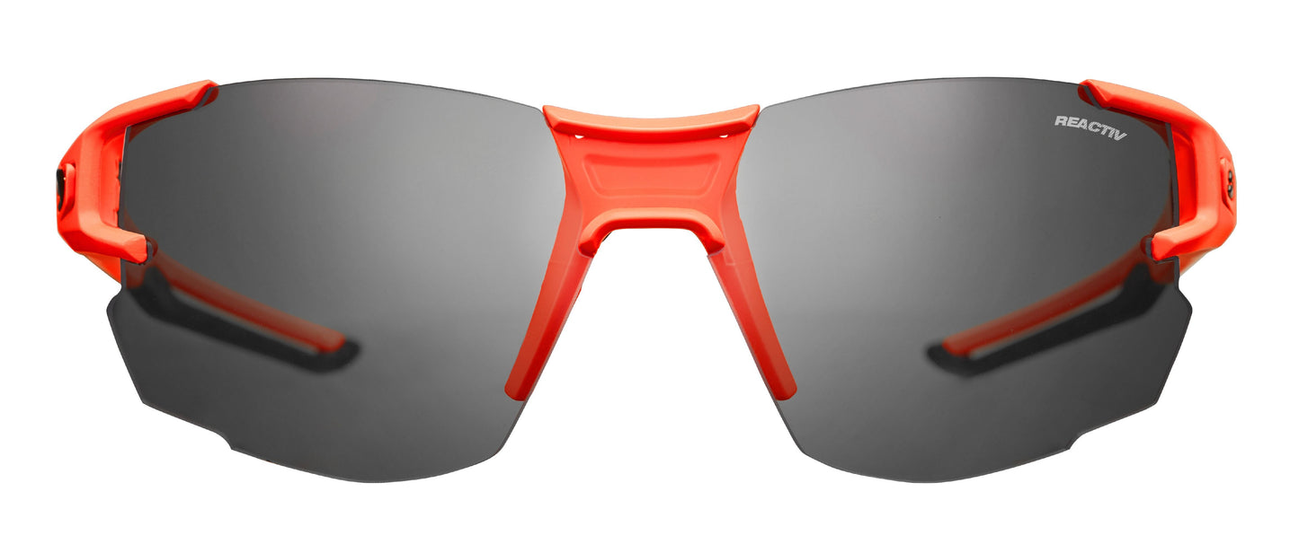 Lunette de soleil Julbo Aerolite | Orange Fluo / Black | Reactiv Performance 0-3