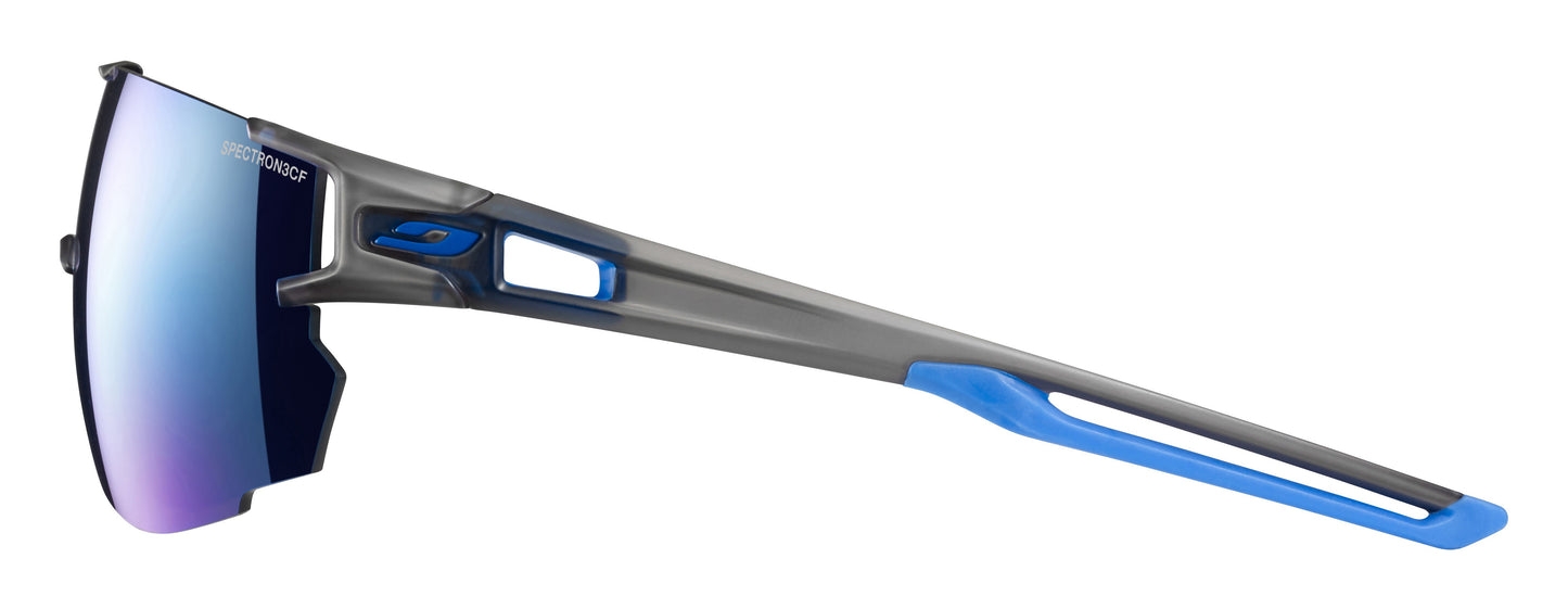 Lunette de soleil Julbo Aerospeed | Translu Grey / Blue / Blue | Spectron 3Cf