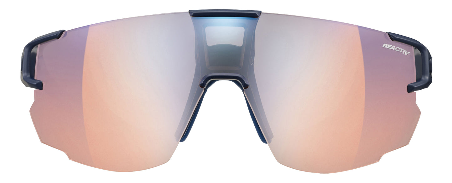 Lunette de soleil Julbo Aerospeed | Dark Blue / Dark Blue / Orange | Reactiv Performance 1-3 Hc