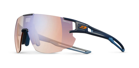 Lunette de soleil Julbo Aerospeed | Dark Blue / Dark Blue / Orange | Reactiv Performance 1-3 Hc