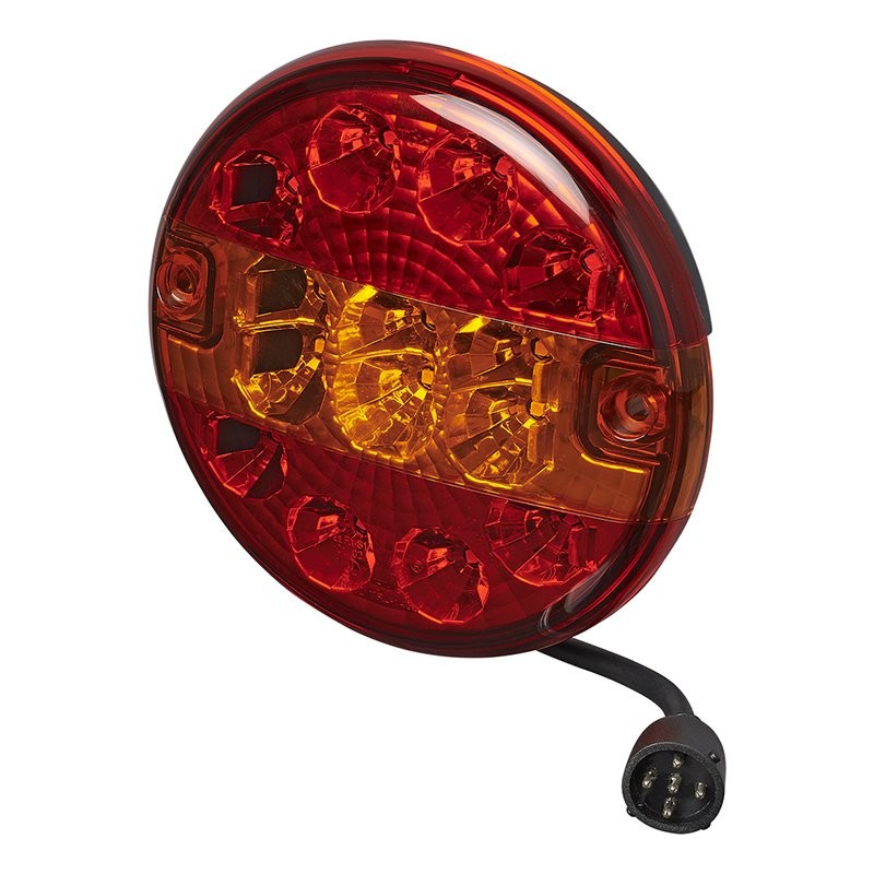 Feu arrière 3 fonctions 140mm 14LED dans blister