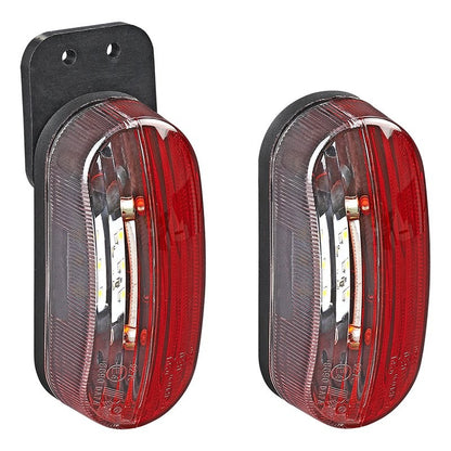 Feu de gabarit LED rouge/blanc gauche dans blister