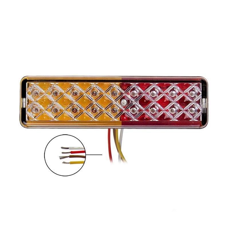 Feu anti-brouillard arrière 12/24V 135x38mm LED avec support dans blister