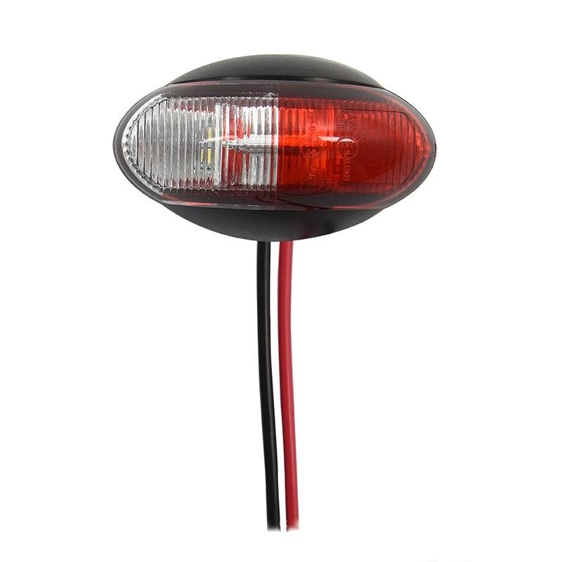 Feu de gabarit 10-30V rouge/blanc 60x34mm LED dans blister