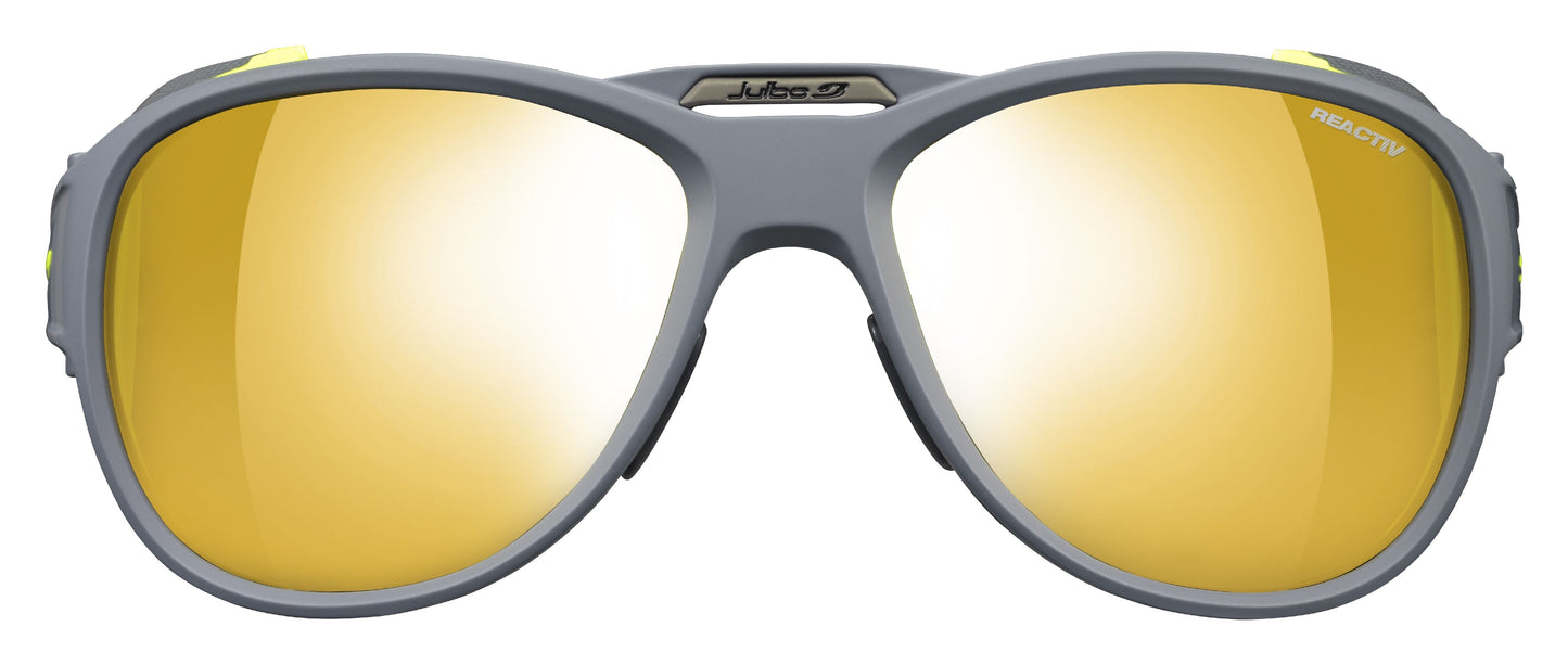 Lunette de soleil Julbo Explorer 2.0 | Gris Mat / Vert | Reactiv Performance 2-4