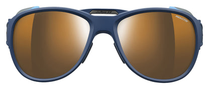 Lunette de soleil Julbo Explorer 2.0 | Bleu Fonce Mat / Bleu Cyan  | Reactiv High Mountain 2-4