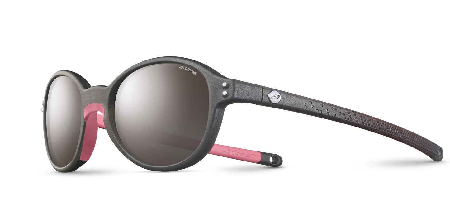 Lunette de soleil Julbo Frisbee | Noir Translu / Rose Corail | Spectron 3+