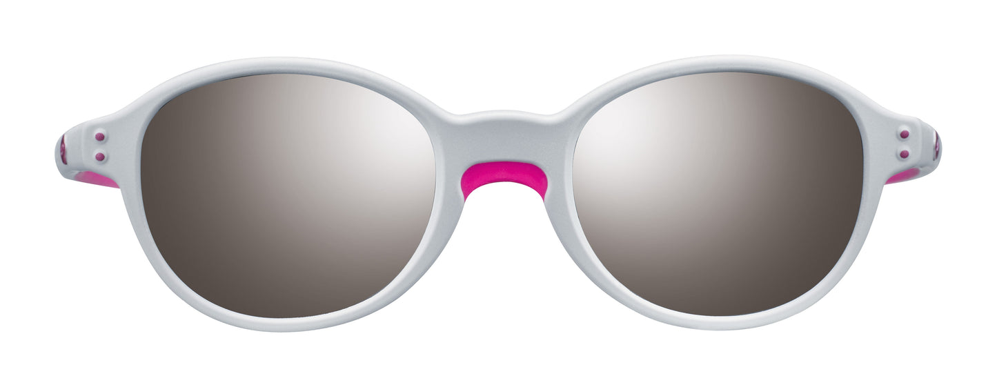 Lunette de soleil Julbo Frisbee | Gris Clair / Rose Fluo | Spectron 3+