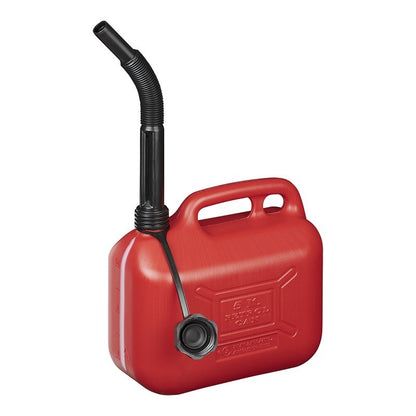 Jerrycan 5L plastique rouge UN-approuvé