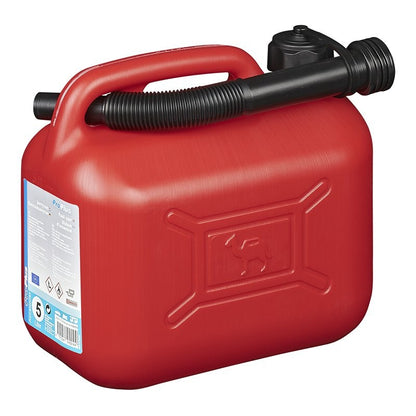 Jerrycan 5L plastique rouge UN-approuvé