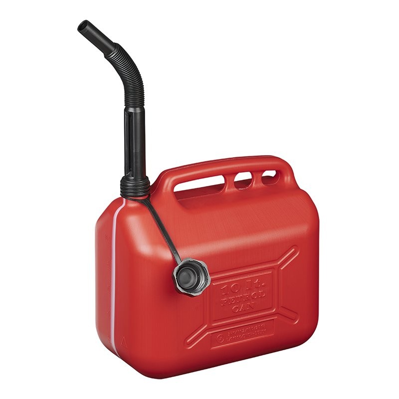 Jerrycan 10L plastique rouge UN-approuvé