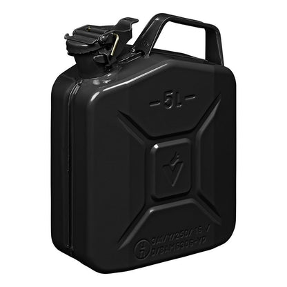 Jerrycan 5L métal noir UN- & TüV/GS-approuvé