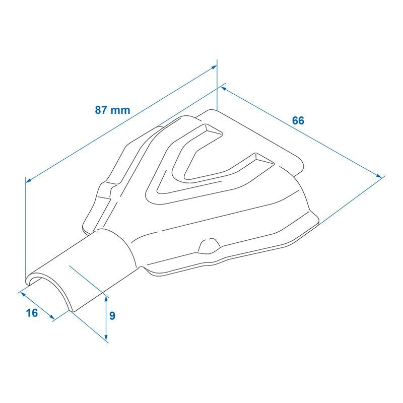 Demi-coquille de frein pour câble de frein convient à Knott cloche Ø18mm