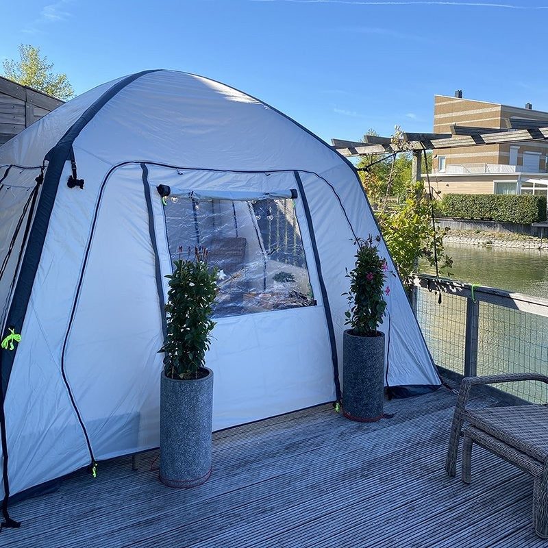 Paroi latérale avec fenêtre pour pavillon gonflable