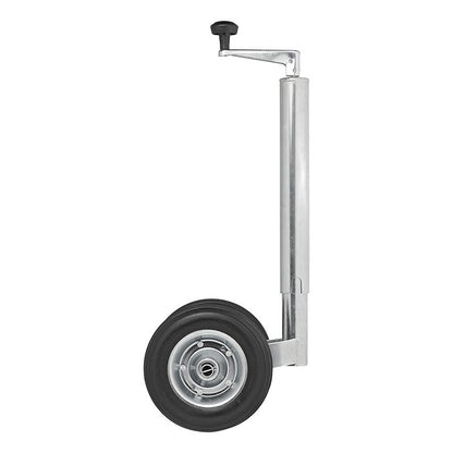 Roue jockey double 48 mm, avec pneus en PU solide, 200 x 50 mm