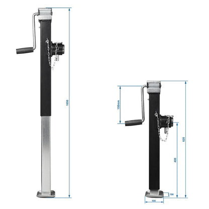 Support de remorque télescopique Heavy Duty SH62/2500kg