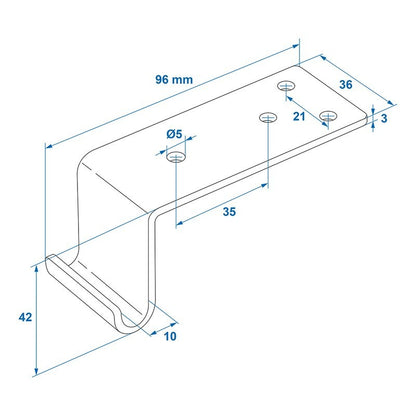 Gache pour fermeture zb-01a