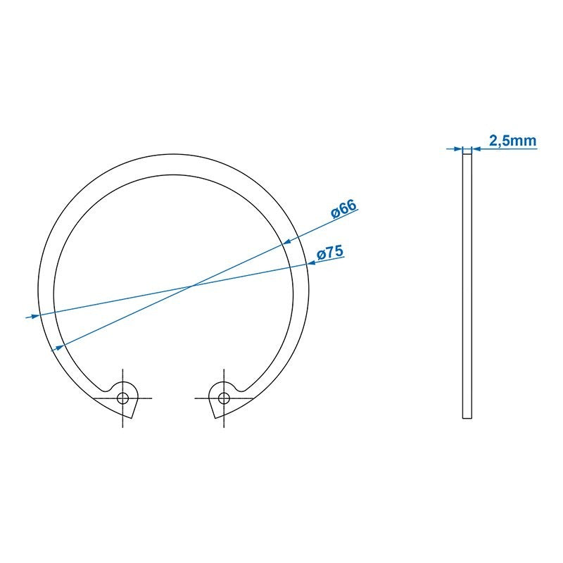 Circlip Ø72mm