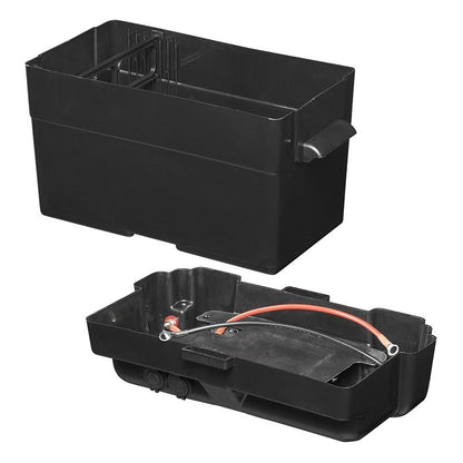 Boîte à batterie 35x18x20cm 2x USB - 1x prise 12V - Voltmètre