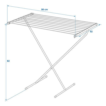 Séchoir à linge avec 10x 90 cm longueur de fil