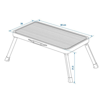 Marche pied mono XL pliable pour caravane/camping-car