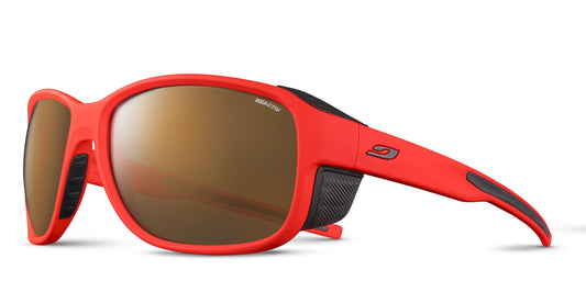 Lunette de soleil Julbo Montebianco 2 | Orange Fluo | Reactiv High Mountain 2-4