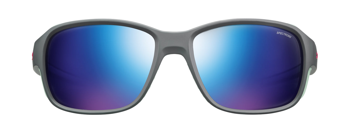 Lunette de soleil Julbo Monterosa 2 | Gris Fonce / Vert | Spectron 3Cf Bleu