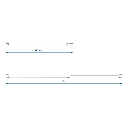 Barre anti-chutes extensible 41-71cm