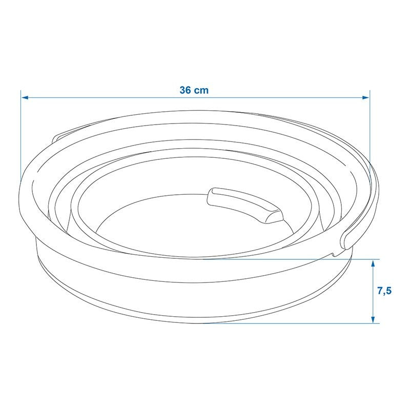 Seau pliable 15L