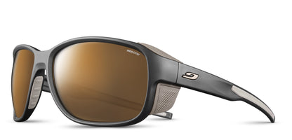 Lunette de soleil Julbo Monterosa 2 | Noir / Marron | Reactiv High Mountain 2-4