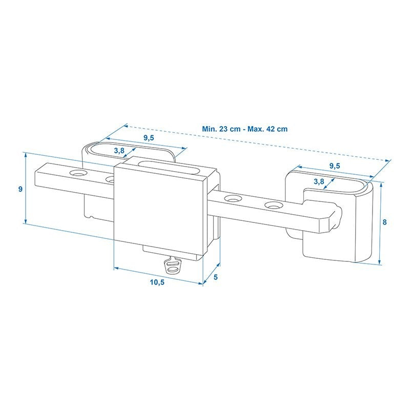 Serrure de camion et conteneur adjustable Heavy Duty