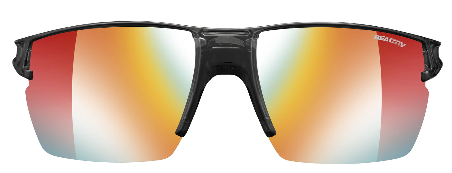 Lunette de soleil Julbo Outline | Translucide Black / Black | Reactiv Performance 1-3 Laf