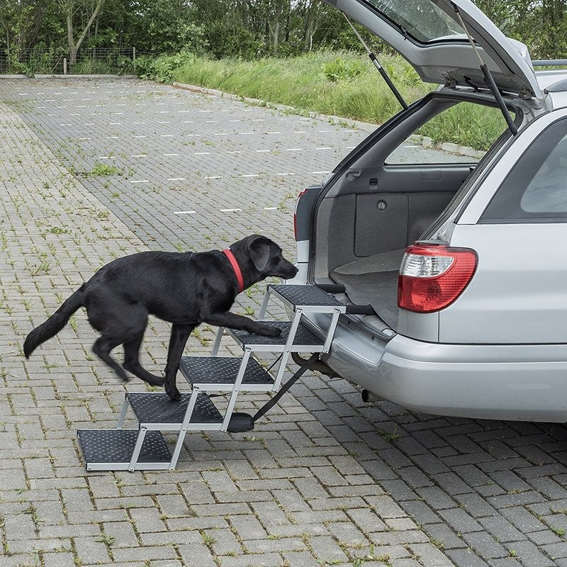 Escalier pour chien pliable en aluminium