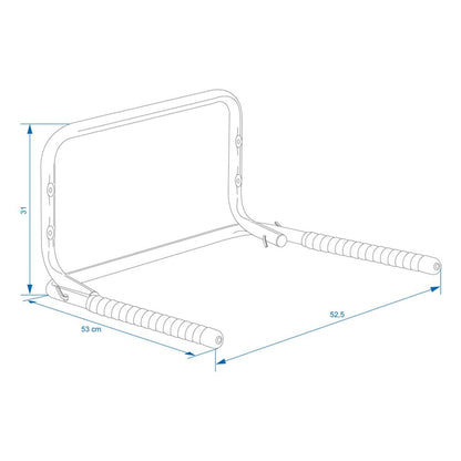 Support mural pliable pour 1 vélo