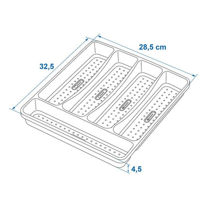 Range couverts 32,5 x 28,5 x 4,5 cm