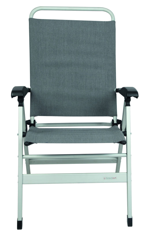 Fauteuil aluminium Confort Gris baya