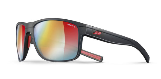 Lunette de soleil Julbo Renegade | Noir / Rouge | Reactiv Performance 1-3 Laf