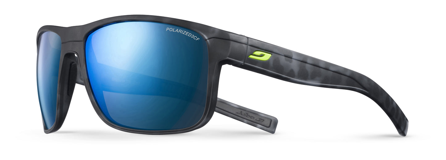 Lunette de soleil Julbo Renegade | Ecaille Noir Mat / Noir | Polarized 3Cf