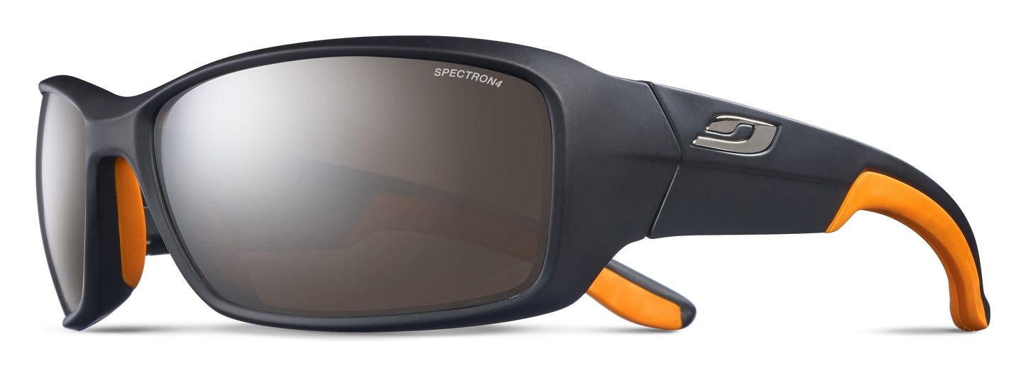 Lunette de soleil Julbo Run | Noir Mat / Orange + Orange Icons | Spectron 4