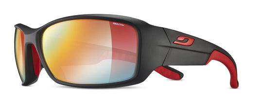 Lunette de soleil Julbo Run | Noir / Rouge (Idem J3701123) | Reactiv Performance 1-3 Laf