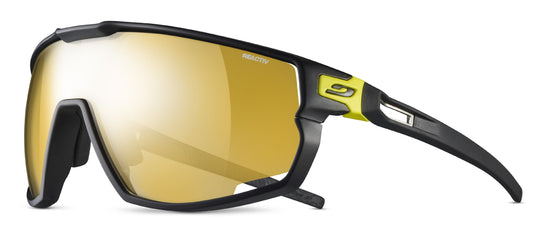 Lunette de soleil Julbo Rush | Black / Yellow | Reactiv Performance 1-3 Lag